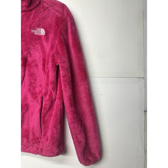 The North Face Women’s Fuzzy Fleece Full Zip Jacket Pink Size Medium Soft Warm - Picture 9 of 12